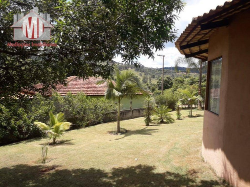 Linda Chácara Com Escritura, 02 Dormitórios, Pomar, Toda Gramada E Vista Maravilhosa À Venda, 1026 M² Por R$ 270.000 - Rural - Tuiuti/sp - Ch0019