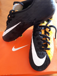 botines nike hypervenom plateados