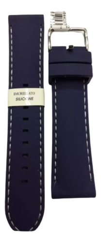 Malla Para Reloj Morellato Silicona Azul 22mm U3844.60