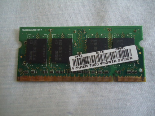 Memoria Smart Notebook 512 Mb 2rx16 Pc2-5300s-555 (3106)