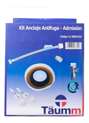 Kit Wc Anclaje Antifuga Admisión