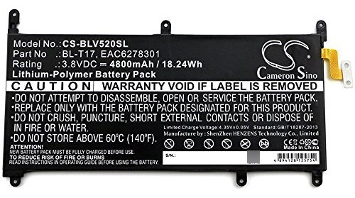 Cameron Sino Bateria Repuesto Ion Litio 4800 Mah Para LG Pad