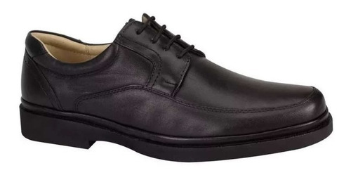 Zapato Confort Piel Marca Pazstor Negro Est 102