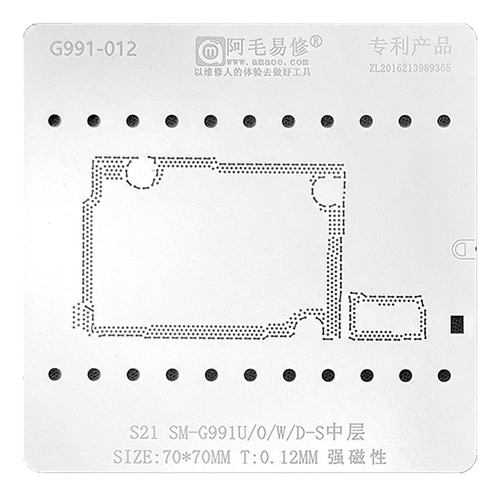 Stencil Amaoe Interposer Samsung S21 G991u