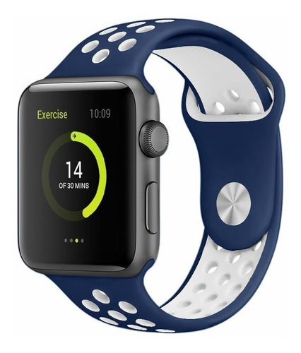 Malla Para Apple Watch Silicona 38/40 Y 42/44 Mm 