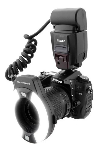 Flash Circular Meike Mk-14ext - Nikon Garantia Novo - Nfe