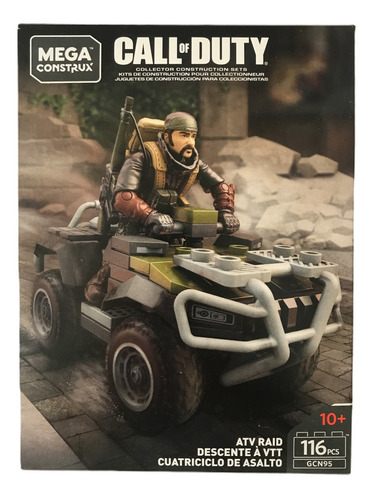 Cuatrimoto De Asalto Atv Raid Mega Construx Cod 116pz Gcn95