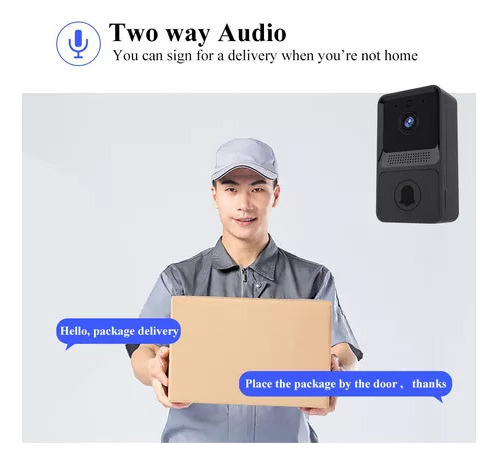 Intercomunicador Inalámbrico Inteligente Con Timbre Y