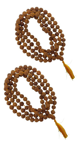 Naisha Rudraksha Mala 108+1 Collar De Cuentas, Cuentas De Se