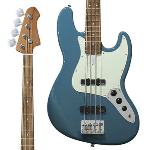 Baixo 4 Cordas Studebaker Jazz Daytona Emg Caribbean Blue