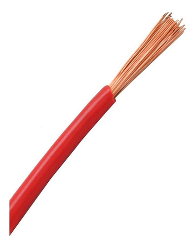 Cable Unipolar Cu08r Calibre 8 Color Rojo 100 Mts Munich