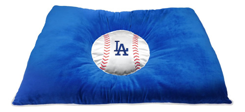 Cama Para Mascotas Mlb - Cama Con Almohada De Felpa Suave Y 