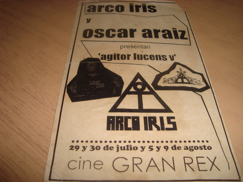 Arco Iris - Volante Recital Con Oscar Araiz, Gran Rex