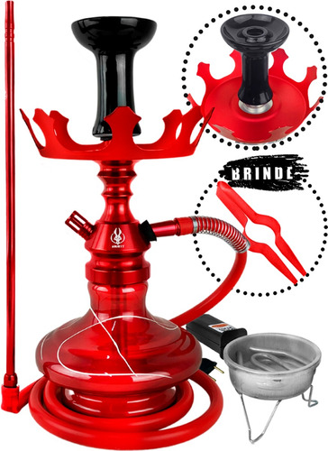 Narguile Anubis Hookah Completo Fogareiro Pegador Barato