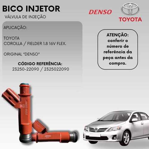 4 Bico Injetor Corolla 1.8 16v Flex 2009 2010 2011 2012