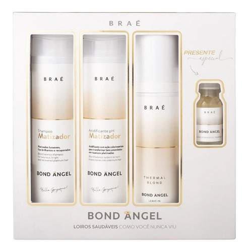 Brae Bond Angel Kit Presente C/4 Produtos + Brinde
