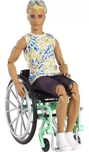 Boneco Ken Articulado Cadeirante Made To Move Lacrado