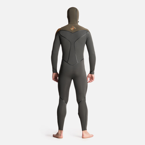Traje De Surf Hombre Queule 4:3 Gris Grafito Haka Honu