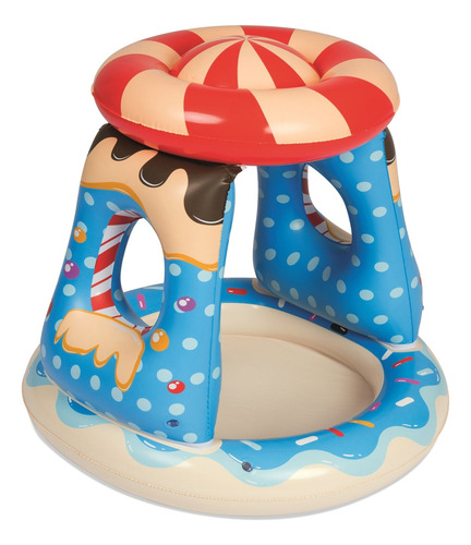 Piscina Inflable Con Techo Para Bebés 91x91x89cm Bestway