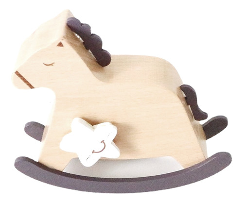 Caja De Música Over The Rainbow Wooden Rocking Horse Wind, Y