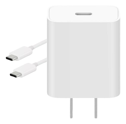 Adaptador Cargador Poder Cubo Carga Rápida 25w Usb C 3a