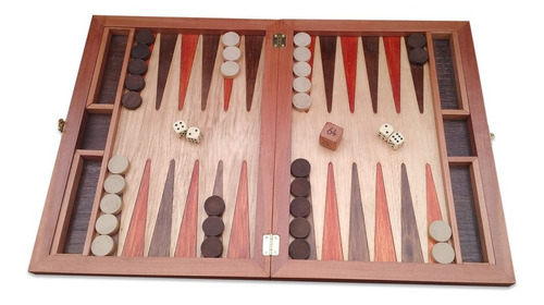 Backgammon De Tres Maderas Nativas