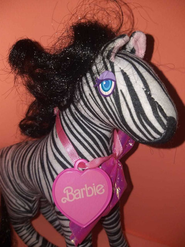 Barbie Animal Opción, Zebra Zizi, Fuera De Caja, Año 1988 (Usado)