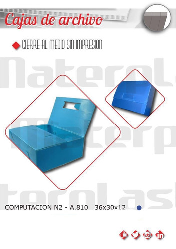 Caja De Archivo Computacion Nº2 36x30x12 Pack 20 Unid