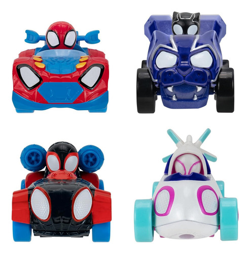 Spidey Y Sus Increíbles Amigos Marvel Amazing Metals 4 Pack