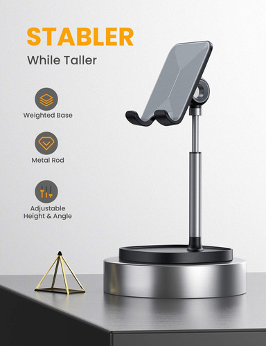 Soporte Telefono Para Escritorio Lisen Altura Ajustable