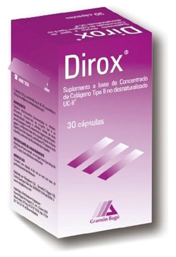 Dirox® X 30 Cápsulas | Colágeno Tipo Il No Desnaturalizado