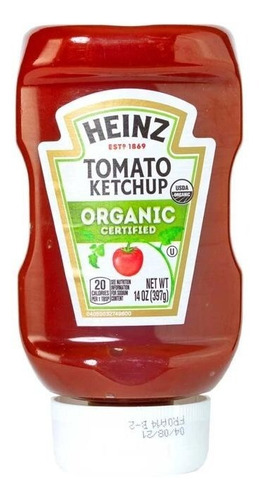 Salsa De Tomate Heinz Ketchup Organic 397 Gr