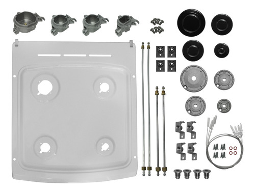 Kit Conjunto De Conversion Orbis Convecta Sabaf Blanco