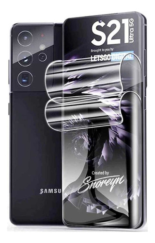 Lámina Hidrogel Para Samsung Galaxy S21 Fe + Camara