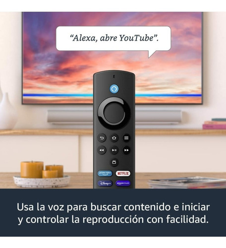Amazon Fire TV Stick Lite 2.ª generación de voz Full HD 8GB negro con 1GB de memoria RAM