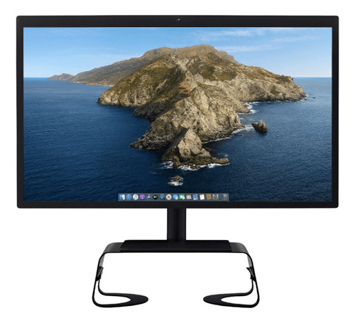 Suporte Para Monitor Mesa Minimalista E Ergonomico - Preto