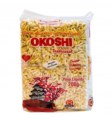 Doce Japonês Okoshi Arroz Caramelizado 200g