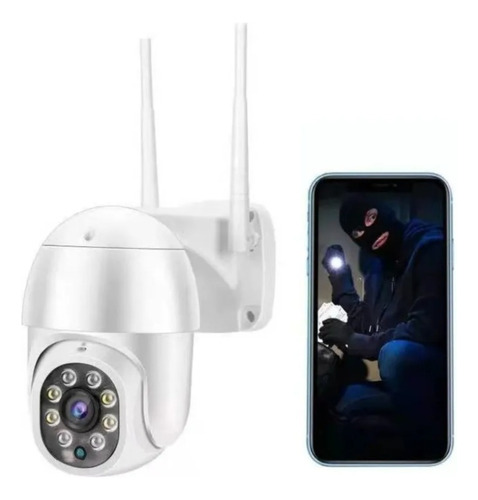 Smart Camara Ip Wifi Alarma Exterior Anti Agua Ip66 