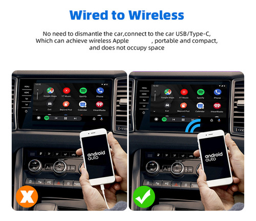 Módulo Inteligente De Carga Usb Android Auto Car Ai Box Para