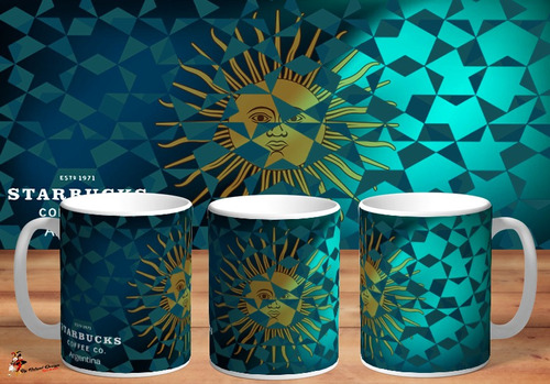 Taza De Ceramica Starbucks Coffee Argentina Edicion Especial
