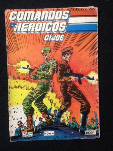 Gi Joe Mexico Comandos Heroicos Editorial Vid Comic 06