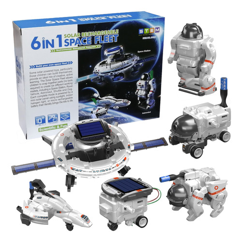 Robot Solar 6 En 1 Proyecto * Kit Armable