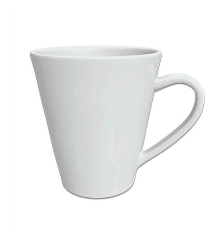 Taza Conica Blanca 12oz Tazon Sublimacion C/ Caja Individual