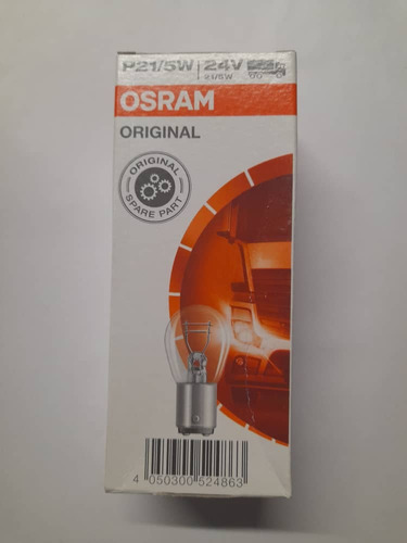 Bombillo Osram 24 V Original 2 Contactos  P21/5w Para Estop