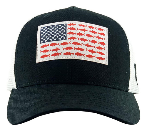 Kbethos Sombreros Para Hombre Ee. Uu. Fish American Flag Bas