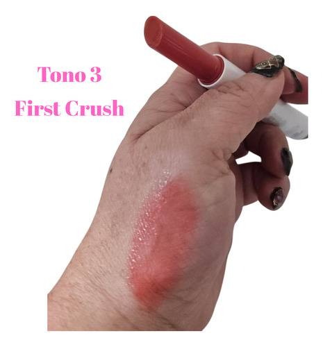 Labial Jelly Lip Click Hidratante Larga Duración Tendencia 3.-first Crush