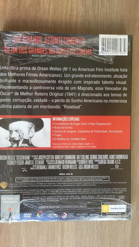 Imagem 2 de 2 de Cidadão Kane Orson Welles Dvd