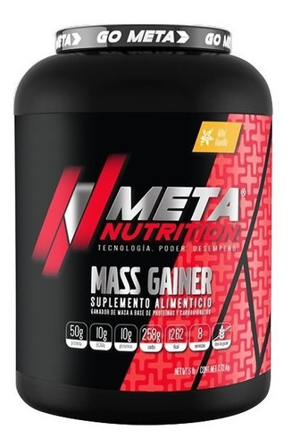 Proteina Meta Nutrition Ganador Mass Gainer 6 Lb / 2.72 Kg