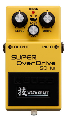 Pedal De Efectos Boss Super Overdrive Waza Craft Sd-1w 