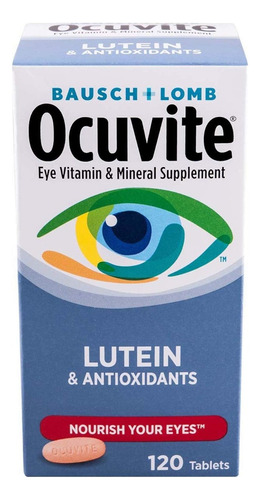 Luteína Y Antioxidantes Ocuvite 120 Tabletas